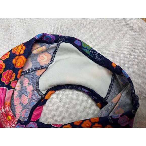 Vintage 1970s Flower Power Swimsuit Bathing Suit - Picture 5 of 5